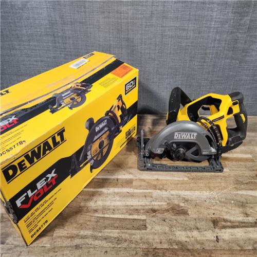 HOUSTON LOCATION - AS-IS DEWALT FLEXVOLT 60V MAX Cordless Brushless 7-1/4 in. Wormdrive Style Circular Saw (Tool Only)