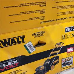 As-Is-  FLEXVOLT 2x60V MAX 21 in. Cordless Battery Powered Self Propelled Lawn Mower Kit with  12.0 Ah Batteries and Chargers