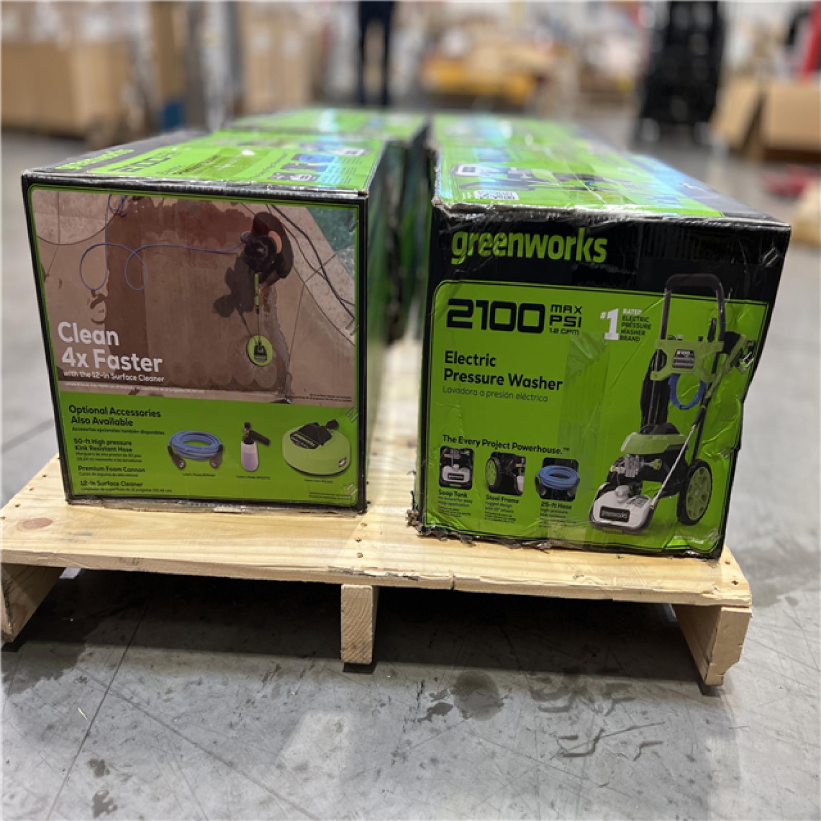 DALLAS LOCATION Greenworks 2100 PSI 1.2Gallons Cold Water Electric