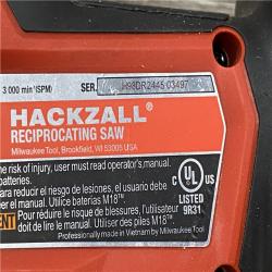 AS-IS Milwaukee FUEL 18V Lithium-Ion Brushless Cordless HACKZALL Reciprocating Saw Kit