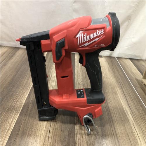 AS-IS Milwaukee FUEL 18-Volt Lithium-Ion Brushless Cordless 18-Gauge 1/4 in. Narrow Crown Stapler (Tool-Only)