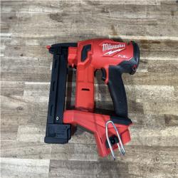 Houston Location AS-IS Milwaukee FUEL 18-Volt Lithium-Ion Brushless Cordless 18-Gauge 1/4 in. Narrow Crown Stapler (Tool-Only)