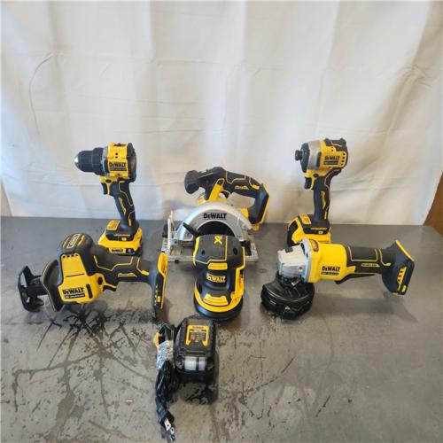 AS-IS- 20-Volt MAX ToughSystem Lithium-Ion 6-Tool Cordless Combo Kit