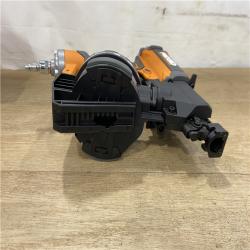 AS-IS RIDGID Pneumatic 15 Deg. 1-3/4 in. Coil Roofing Nailer