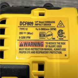AS-IS DEWALT Atomic 20V Max Lithium-Ion Brushless Cordless Compact 1/4 in. Impact Driver Kit