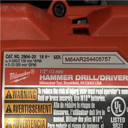 AS-IS Milwaukee FUEL 18V Lithium-Ion Brushless Cordless Hammer Drill and Impact Driver Combo Kit