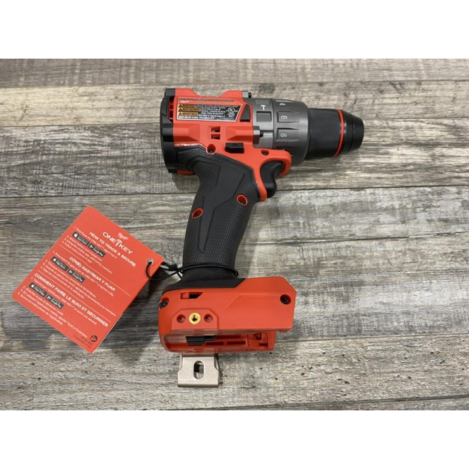 LIKE NEW - Milwaukee FUEL ONE-KEY 18V Lithium-Ion Brushless Cordless 1/2 in. Hammer Drill/Driver (Tool-Only)