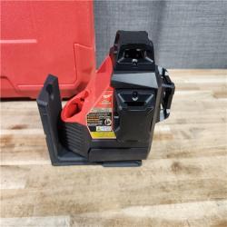 HOUSTON LOCATION - AS-IS Milwaukee 12-Volt Lithium-Ion Cordless Green 250 ft. 3-Plane Laser Level Kit