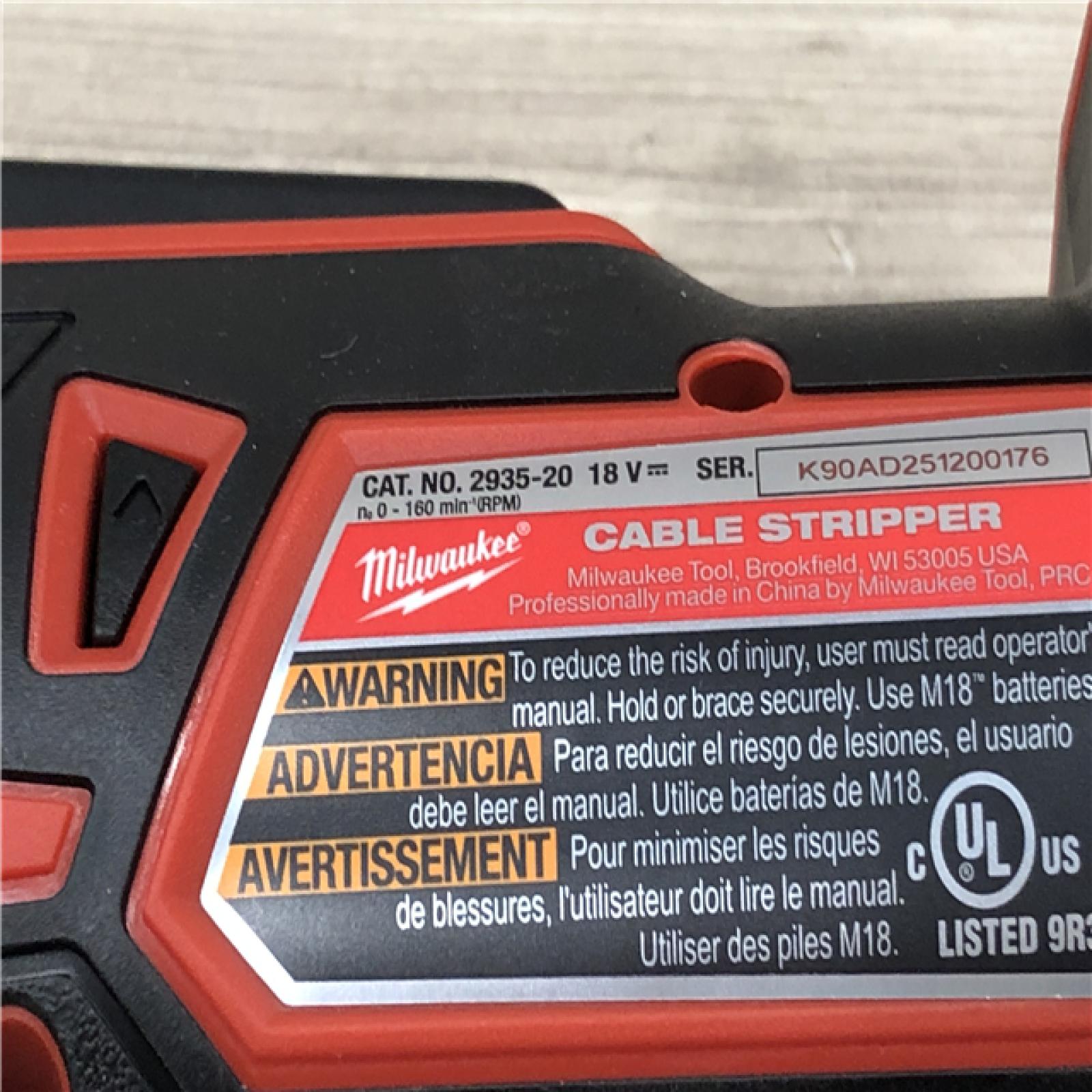 AS-IS Milwaukee 2935CU-21S 18V M18 Cable Stripper Kit