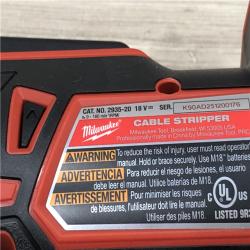 AS-IS Milwaukee 2935CU-21S 18V M18 Cable Stripper Kit