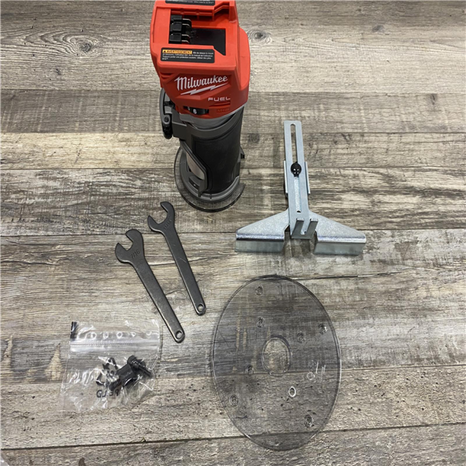 AS-IS Milwaukee FUEL 18V Lithium-Ion Brushless Cordless Compact Router (Tool-Only)