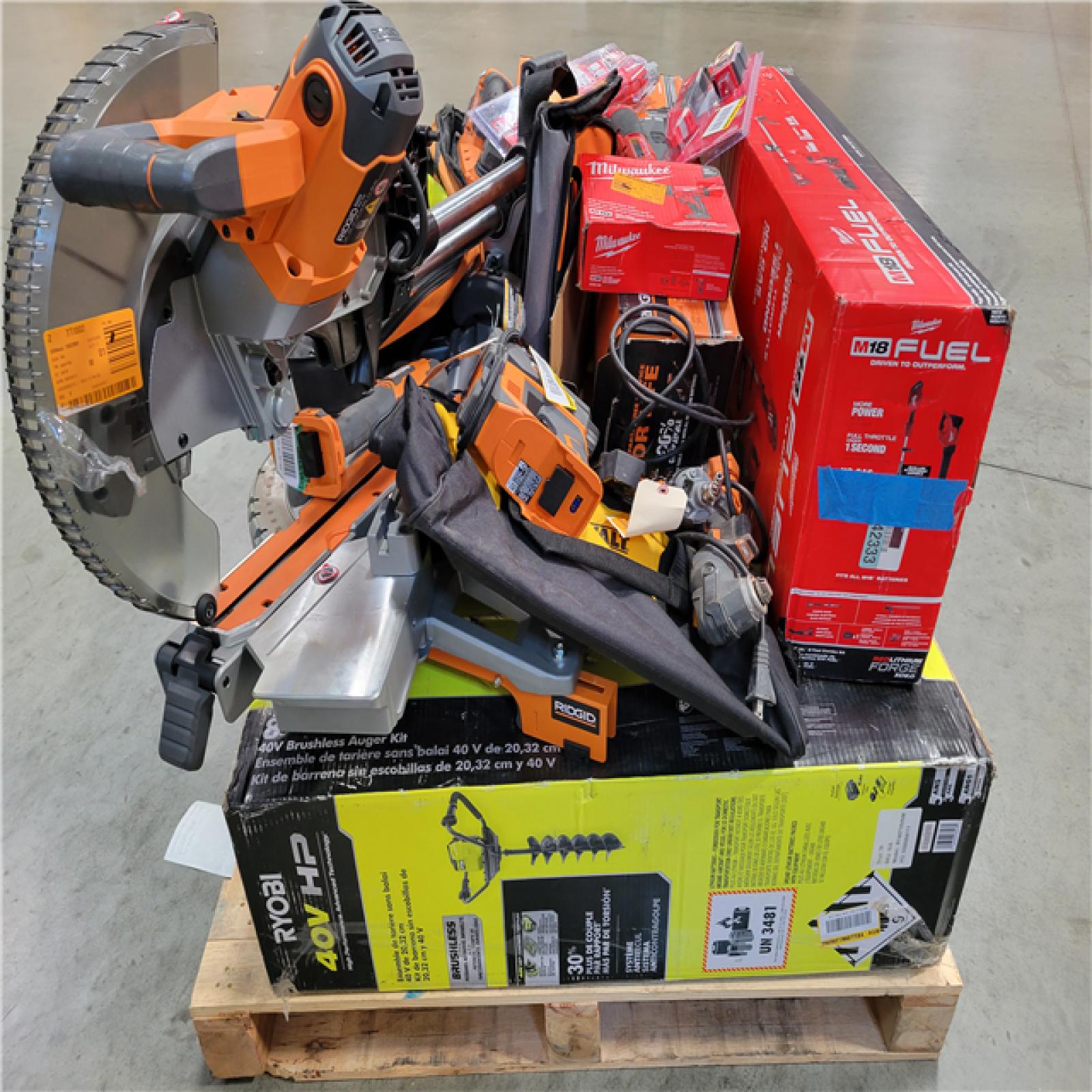 CALIFORNIA AS-IS TOOL PALLET