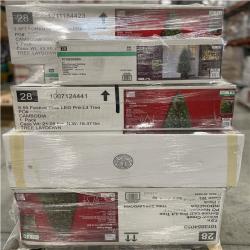 DALLAS LOCATION- AS-IS Mixed Christmas Tree PALLET (9 UNITS)