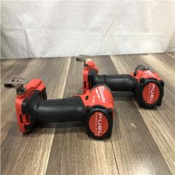 AS-IS Milwaukee FUEL 18V Lithium-Ion Brushless Cordless Hammer Drill and Impact Driver Combo Kit