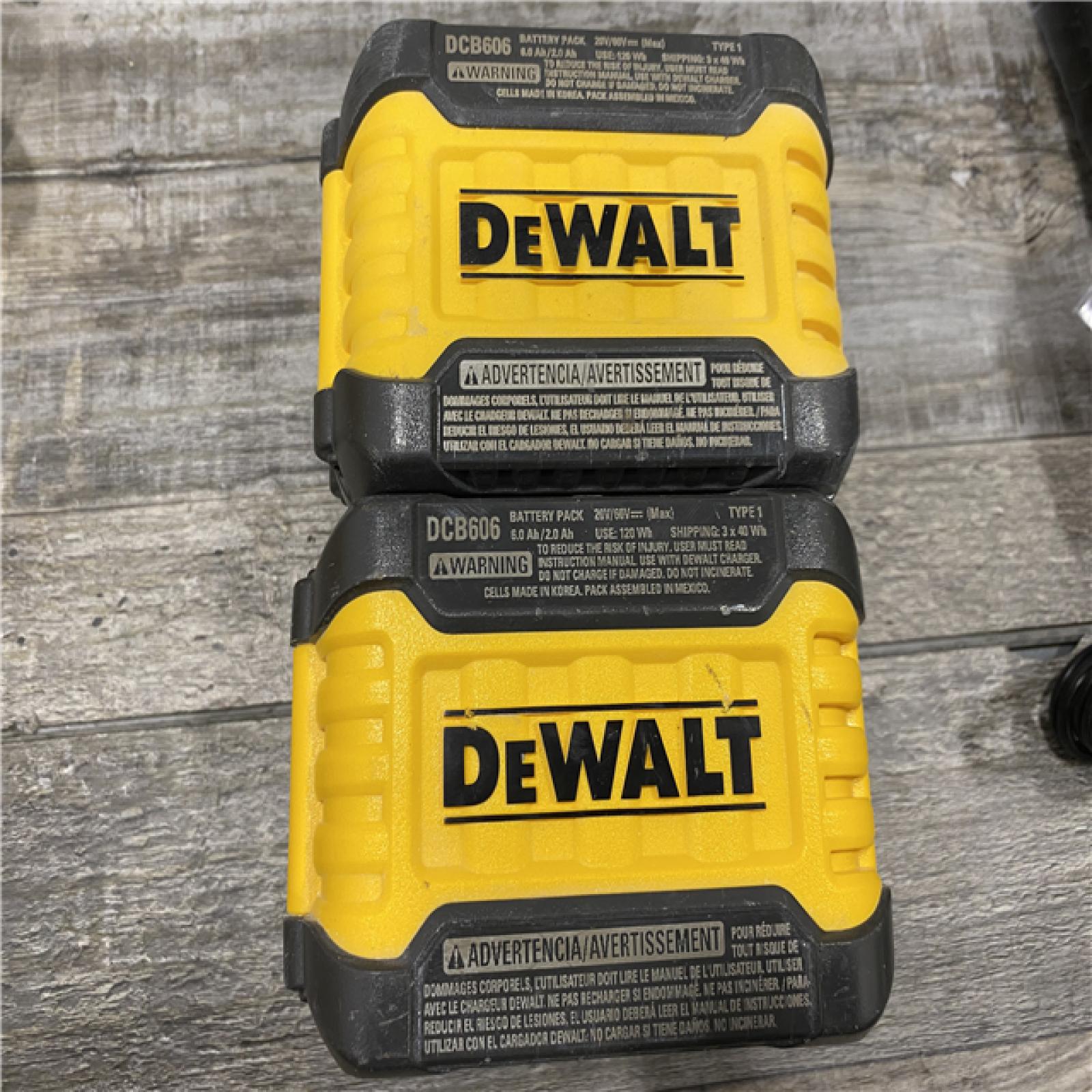 AS-IS DEWALT 20V MAX Lithium-Ion Cordless 3-Tool Combo Kit