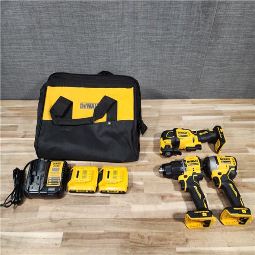 HOUSTON LOCATION - AS-IS DEWALT ATOMIC 20-Volt Lithium-Ion Cordless Brushless (3-Tool) Combo Kit