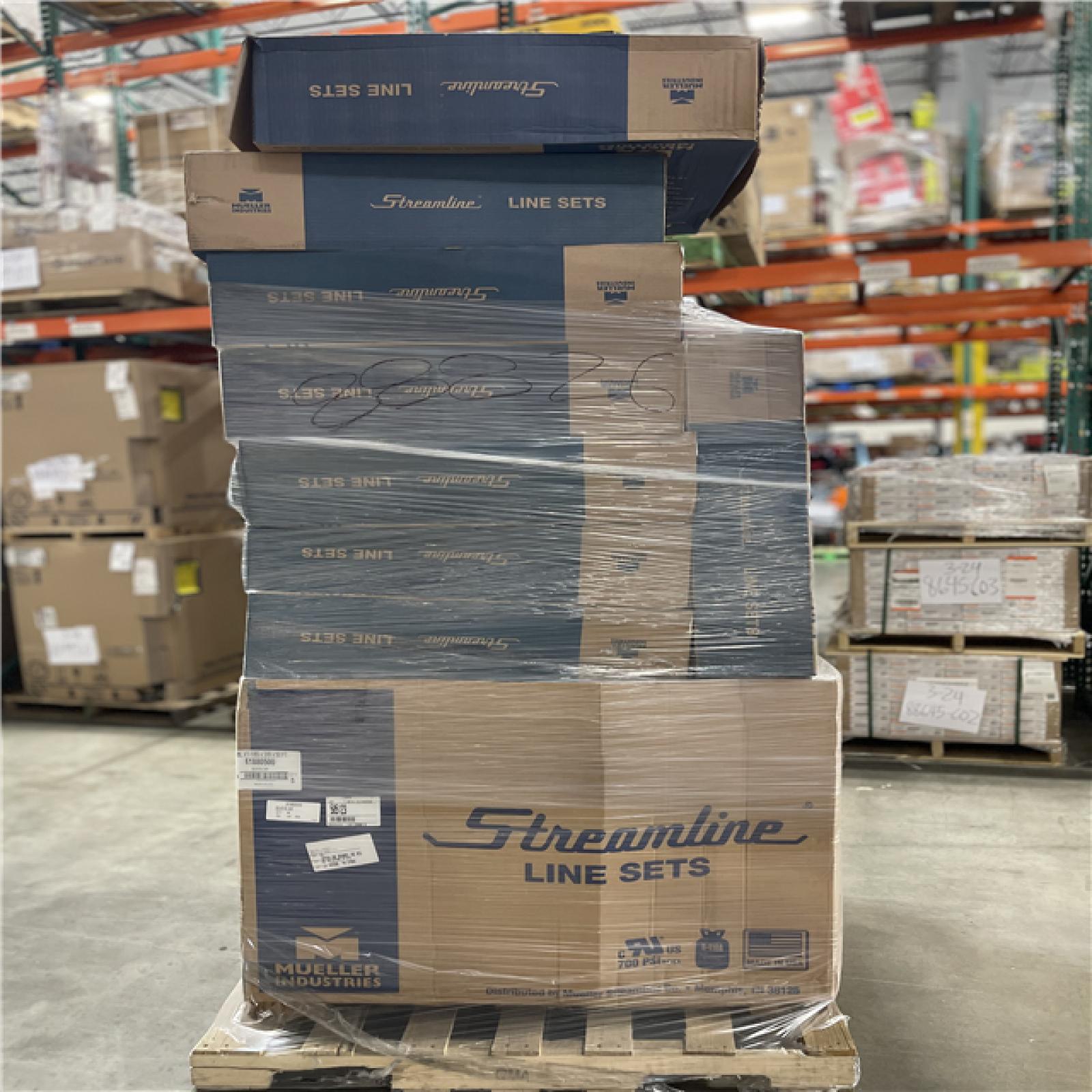 DALLAS LOCATION- AS-IS Mueller Industries 3/8 in. x 1-1/8 in. x 3/8 in. x 50 ft. Air Conditioner Line Set (13 UNITS)