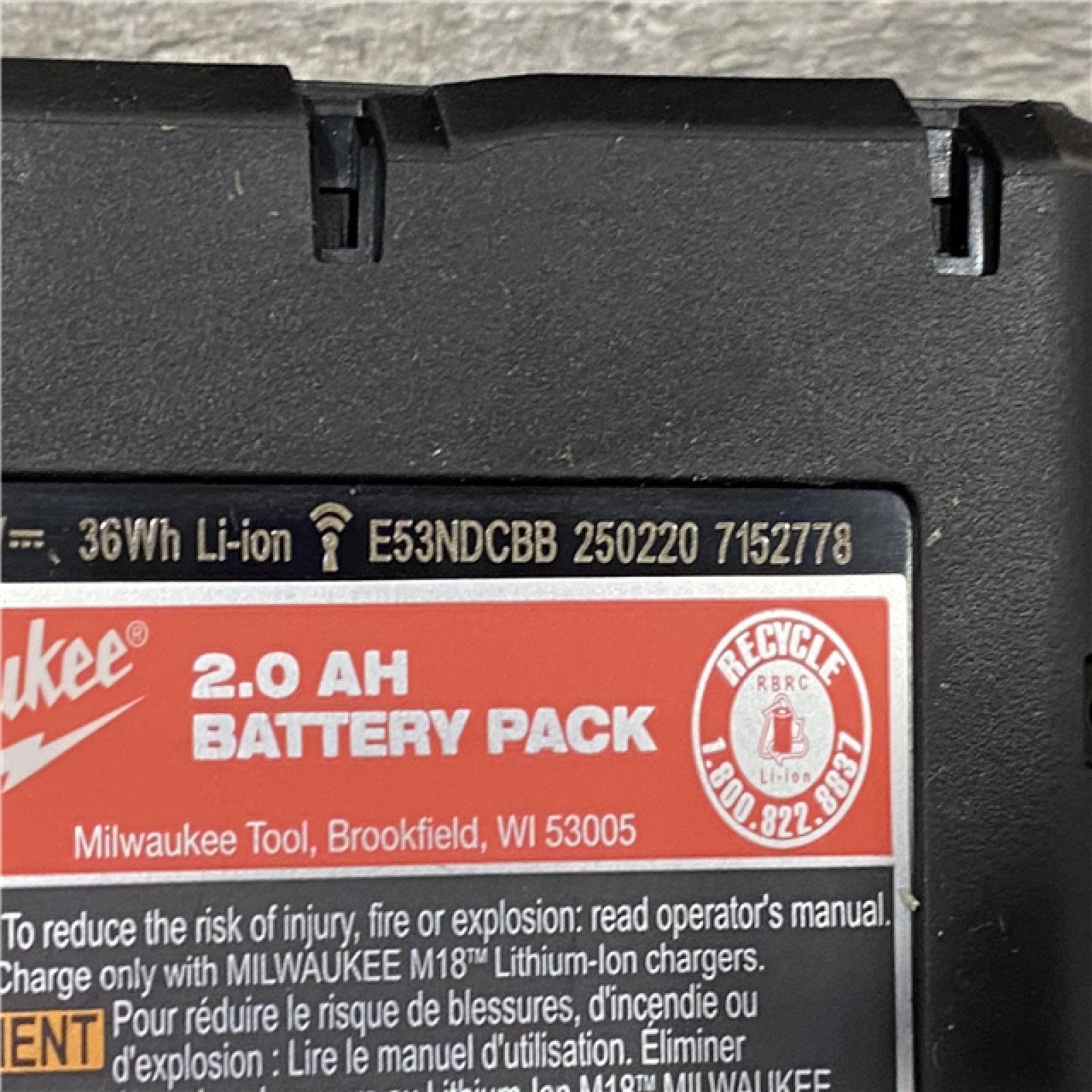 AS-IS Milwaukee 18V Lithium-Ion Brushless Cordless Compact Drill/Impact Combo Kit