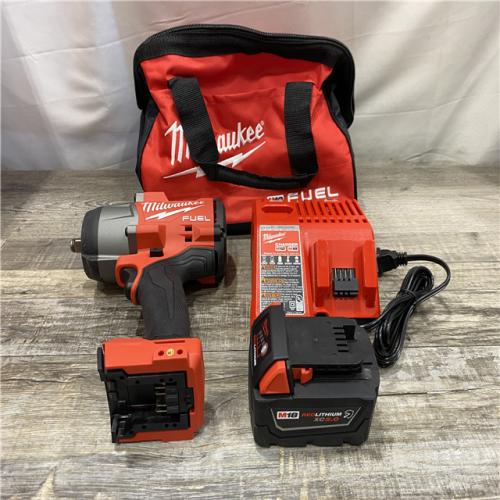 AS-IS Milwaukee FUEL 18V Lithium-Ion Brushless Cordless 1/2 in. Impact Wrench w/Friction Ring Kit