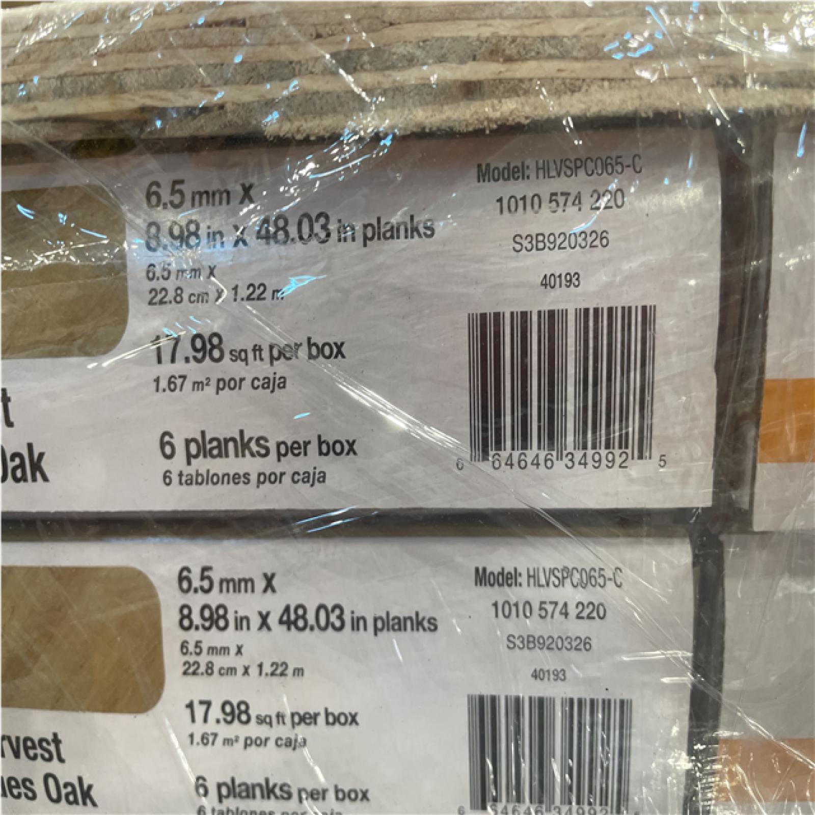 DALLAS LOCATION- AS-IS LIFEPROOF Harvest Hues Oak 22 MIL x 9 in. W x 48 in. L Click Lock Waterproof Flooring (18 sq. ft. /case) (32 UNITS)
