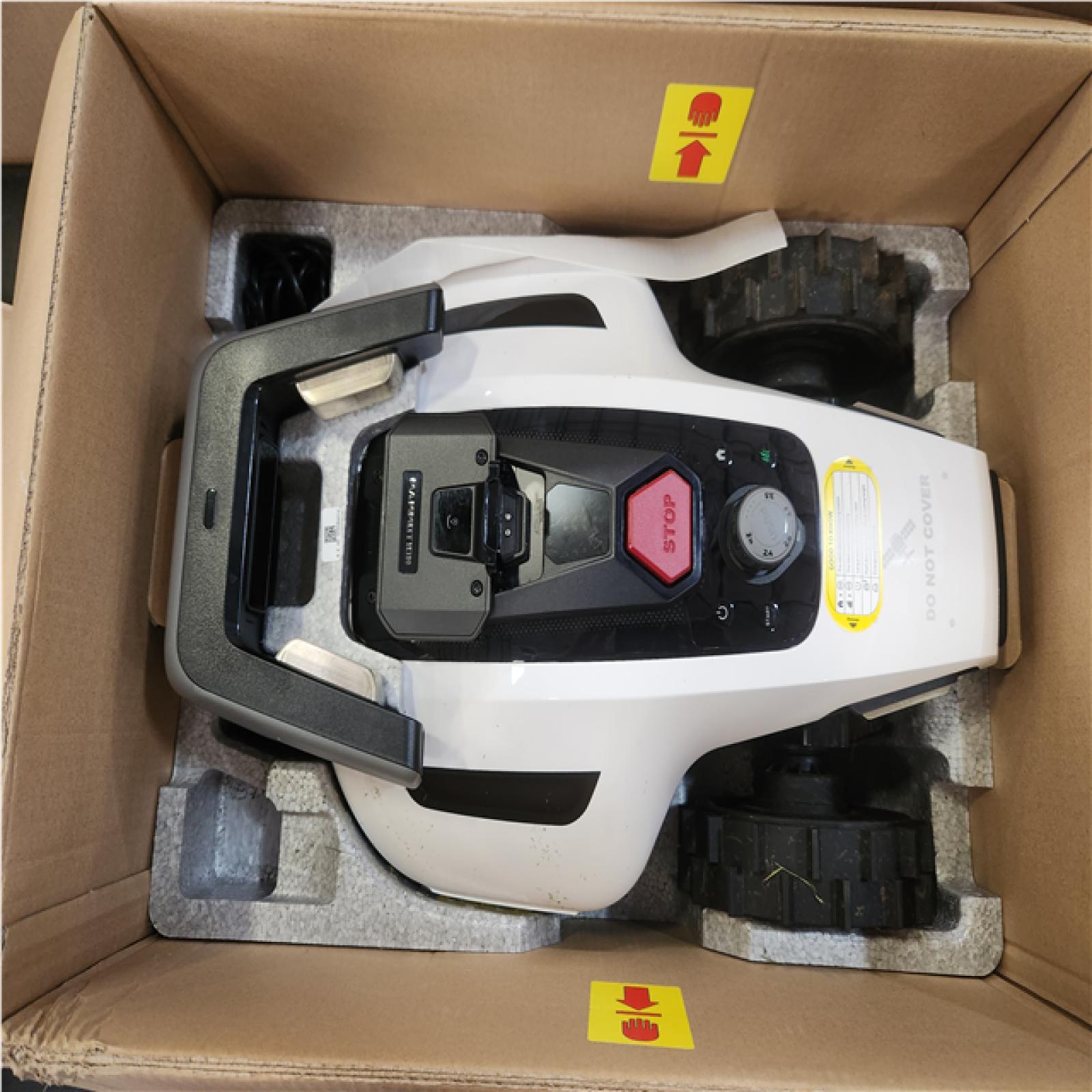 Phoenix AS-IS AMMOTION Yuka mini 7.5 in. Robot Lawn Mower (1/4 Acre) Adjustable Cutting Height (2 in. - 3.5 in.), All Terrain, AI Vision