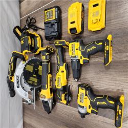 AS-IS Dewalt 20-Volt MAX ToughSystem Lithium-Ion 6-Tool Cordless Combo Kit