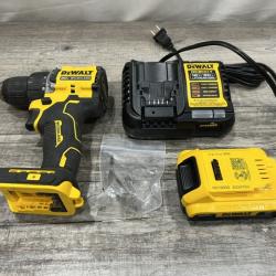 AS-IS DEWALT Atomic 20V Lithium-Ion Cordless Compact 1/2 in. Drill/Driver Kit