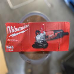 LIKE NEW! - Milwaukee 13 Amp 5 in. Small Angle Grinder with Dial Speed