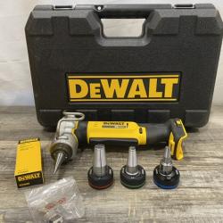 AS-IS DEWALT 20V MAX Cordless 1 in. PEX Expansion Tool  PEX Expander Grease and Case
