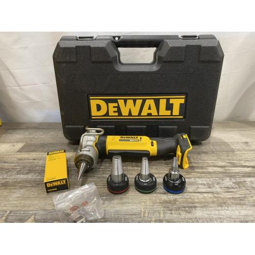 AS-IS DEWALT 20V MAX Cordless 1 in. PEX Expansion Tool  PEX Expander Grease and Case