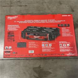 NEW!- Milwaukee M18 Lithium-Ion Cordless PACKOUT Radio/Speaker with Built-In Charger