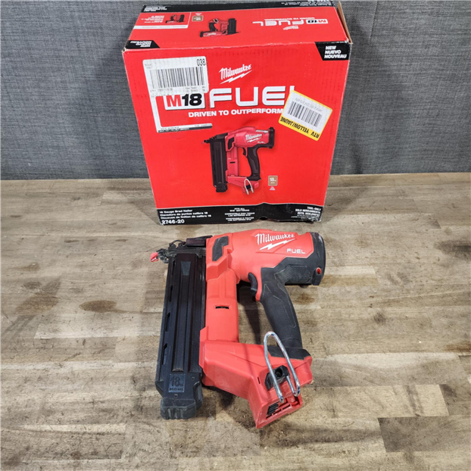 HOUSTON LOCATION - AS-IS Milwaukee M18 FUEL 18 Gauge Brad Nailer (TOOL ONLY)