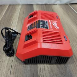 AS-IS  Milwaukee M18 18-Volt Lithium-Ion Dual Bay Rapid Battery Charger