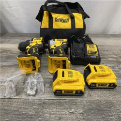 AS-IS DEWALT ATOMIC 20-Volt MAX Lithium-Ion Cordless Combo Kit
