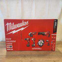 NEW- Milwaukee Tool M18 Cordless 6Tool Combo Kit