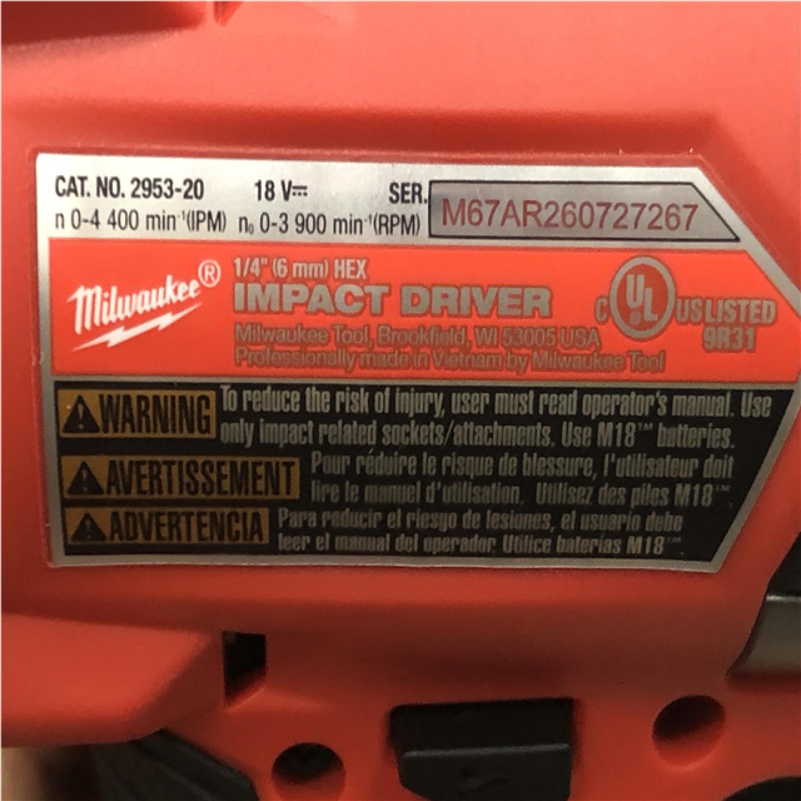 AS-IS Milwaukee FUEL 18V Lithium-Ion Brushless Cordless Hammer Drill and Impact Driver Combo Kit