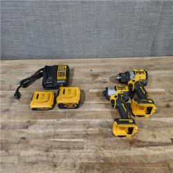 HOUSTON LOCATION - AS-IS DEWALT 2 TOOL COMBO KIT W/ (2) BATTERY & CHARGER