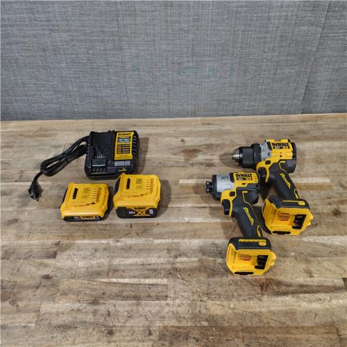 HOUSTON LOCATION - AS-IS DEWALT 2 TOOL COMBO KIT W/ (2) BATTERY & CHARGER