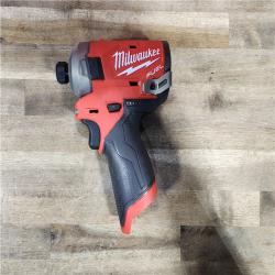 HOUSTON LOCATION - AS-IS M12 FUEL SURGE 12V Lithium-Ion Brushless Cordless 1/4 in. Hex Impact Driver Compact Kit W/Two 2.0Ah Batteries, Bag