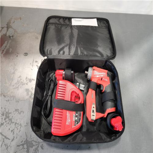 AS-IS- Milwaukee FUEL 12V Lithium-Ion Brushless Cordless 4-in-1 Installation 3/8 in. Drill Driver Kit