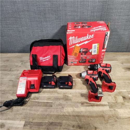HOUSTON LOCATION - AS-IS Milwaukee M18 Brushed Cordless (2-Tool) Drill/Driver and Impact Driver Kit