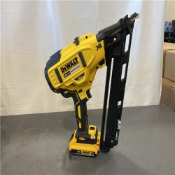 AS-IS - DEWALT 20V MAX XR Lithium-Ion Cordless 2-1/2 in. 15-Gauge Finish Nailer Kit