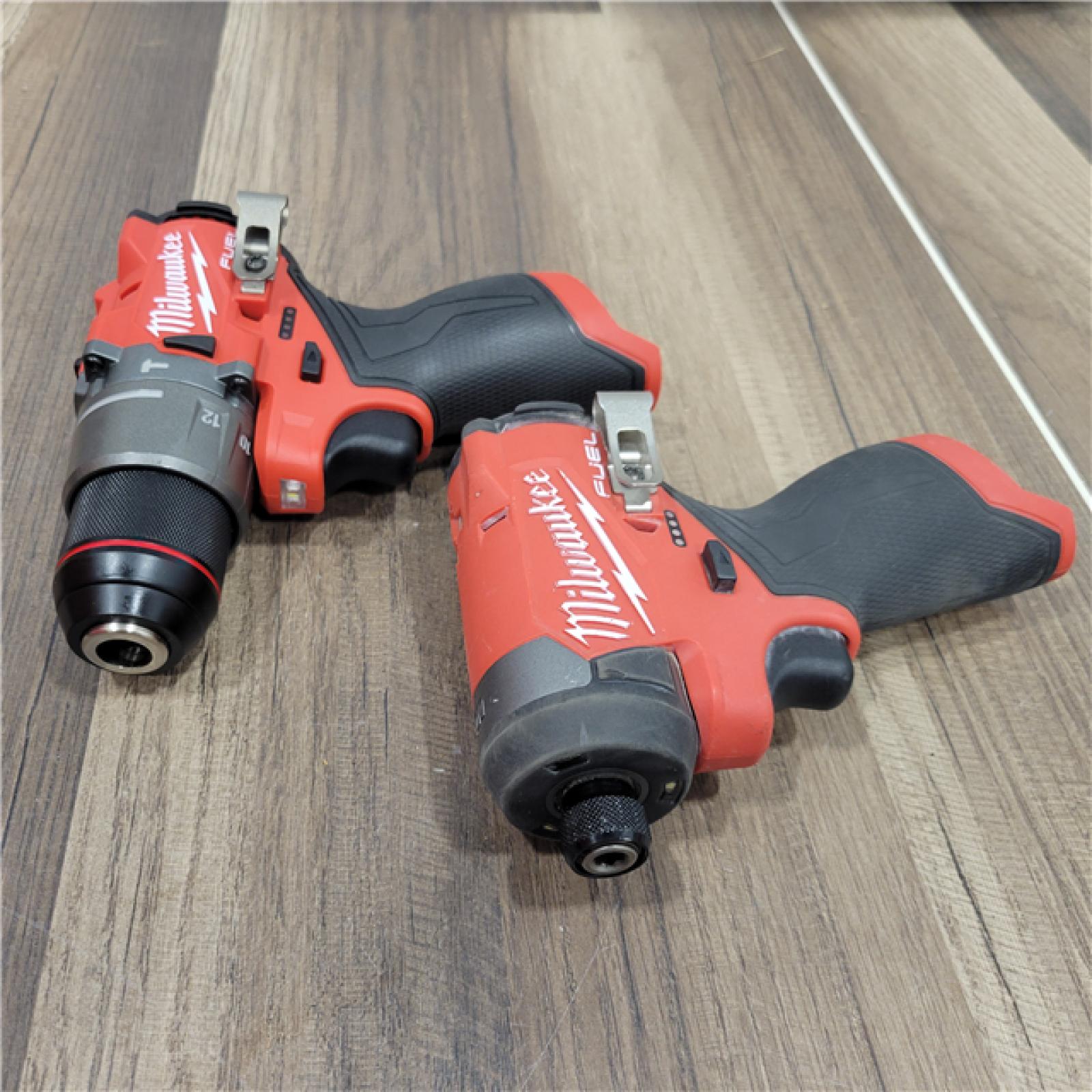 AS-IS Milwaukee 3497-22 12V Brushless Hammer Drill and Impact Driver Combo Kit