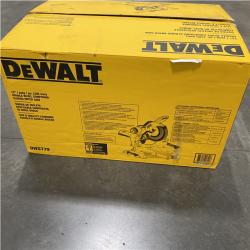 As-Is- DeWalt 15 Amps 12 in. Corded Dual-Bevel Sliding Compound Miter Saw
