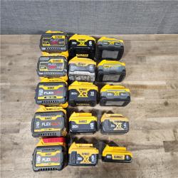 HOUSTON LOCATION - AS-IS DEWALT BATTERY PACK QTY - 15