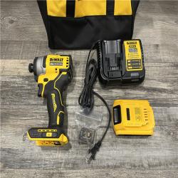 AS-IS DEWALT Atomic 20V Max Lithium-Ion Brushless Cordless Compact 1/4 in. Impact Driver Kit