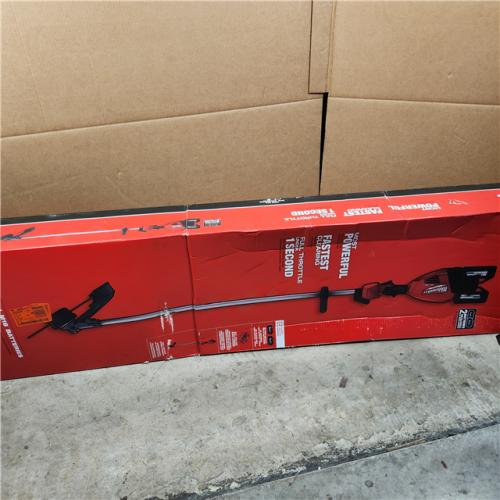 Houston location- AS-IS Milwaukee M18 FUEL 18V Brushless Cordless 17 in. Dual Battery Straight Shaft String Trimmer with (2) 8.0 Ah Batteries and Charger