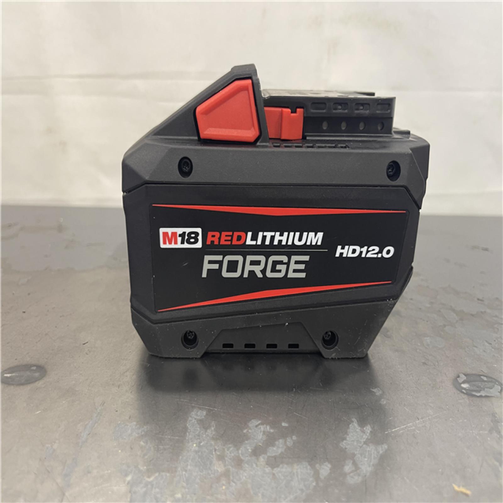AS-IS- Milwaukee M18 Forge 12 Ah Lithium-Ion Redlithium HD Battery 1 Pc
