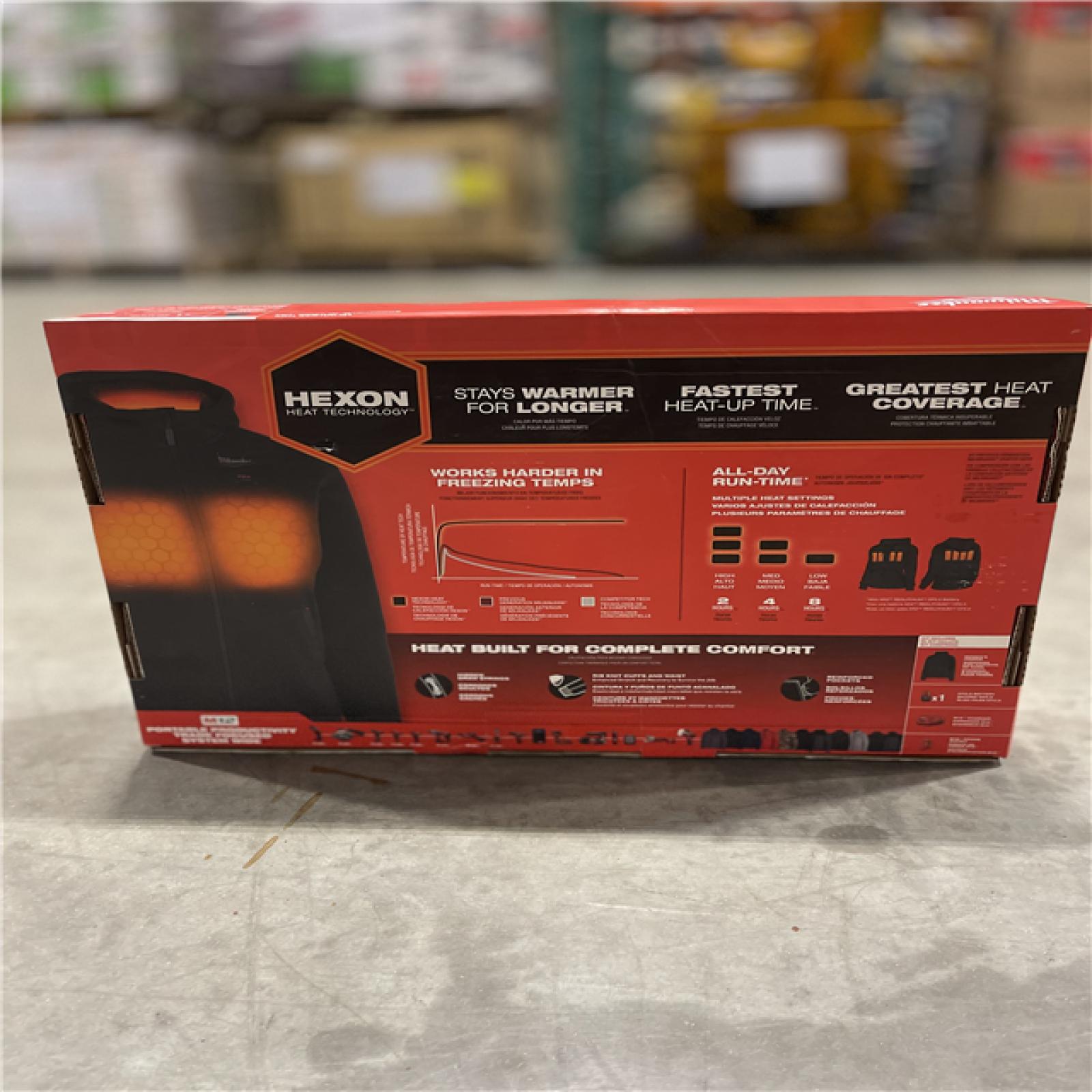 DALLAS LOCATION- NEW!- Milwaukee Women's 2X-Large M12 12V Cordless Black Heated Hooded Jacket Kit