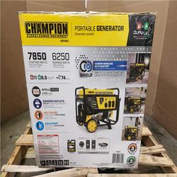 Phoenix Champion Power Equipment 7850/6250-Watt Recoil Start Gasoline and Propane Powered Dual Fuel Portable Generator with CO Shield
